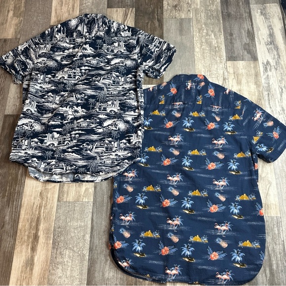 Denim And Flower, Men’s Medium, Slim Fit, Summer Vacation Polo, Lot Of 2 - Picture 4 of 4